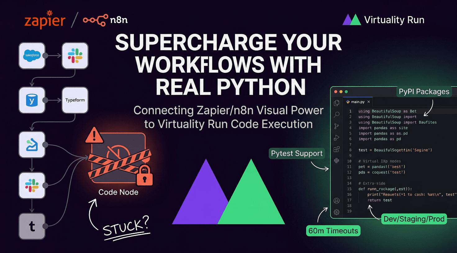 Supercharge Your Zapier and n8n Workflows with Real Python